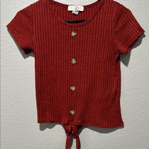 Red Orange Kids Blouse